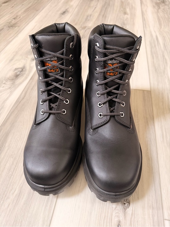 NWT Timberland PRO Direct Attach 6” Waterproof Soft Toe Work Boots 9W Black main image 13